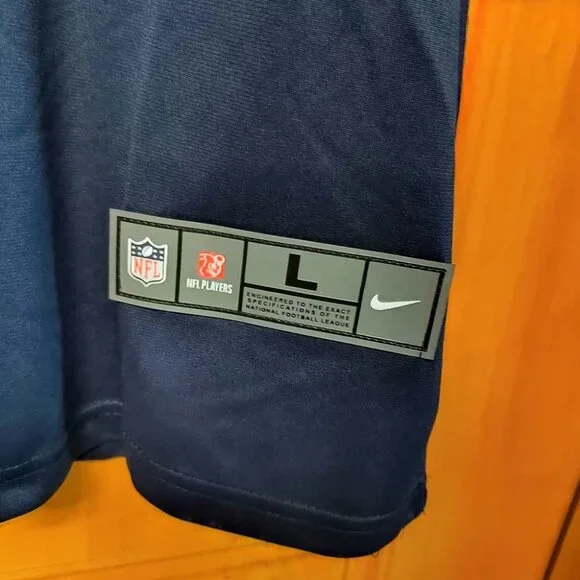 Nike Ezekiel Elliott #15 Navy Dallas Cowboys Jersey display picture 3